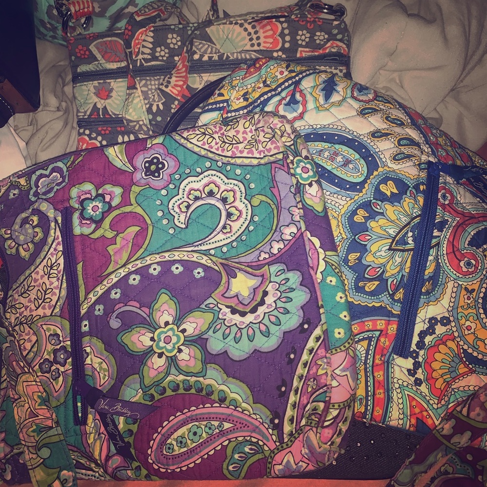 4 Vera bradley hipsters and 1 wallet